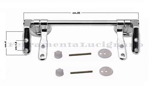Cerniere cromate regolabili - cerniere,