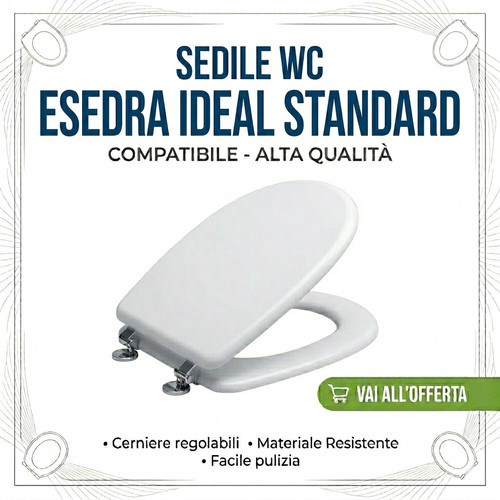 Sedile ricambio per ideal - ricambio,